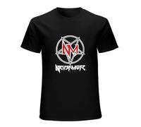 ZLWEI Nevermore Metal Band Logo Tee Black S