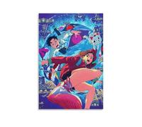 ZLWZPZLN Poster decorativo da parete su tela a tema anime con DAN DA DAN DAN e DAN, stile classico, per camera da letto, 50 x 75 cm, senza cornice