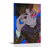 ZLWZPZLN Poster decorativo da parete su tela, motivo: Dan da Dan, a tema anime, classico, per camera da letto, 40 x 60 cm, con cornice