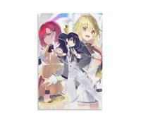 ZLWZPZLN Poster su tela a tema anime con la Reincarnazione del più forte esorcista in un altro mondo, decorazione artistica da parete a tema anime, decorazione artistica da parete, per camera da letto