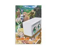 ZLWZPZLN Poster su tela, motivo: Reborn As a Vending Machine, I Now Wander The Dungeon, popolare anime classico, decorazione artistica da parete, per camera da letto, 40 x 60 cm, senza cornice