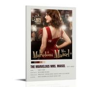 ZLWZPZLN The Marvelous Mrs. MaiselClassic Movies Meravigliosa serie TV, poster su tela, decorazione artistica da parete, per camera da letto, 30 x 45 cm, con cornice