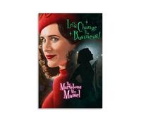 ZLWZPZLN The Marvelous Mrs. MaiselClassic Movies Meravigliosa serie TV, poster su tela, decorazione artistica da parete, per camera da letto, 60 x 90 cm, senza cornice