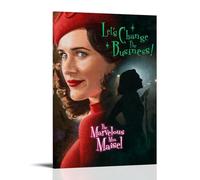 ZLWZPZLN The Marvelous Mrs. MaiselClassic Movies Meravigliosa serie TV, poster su tela, decorazione artistica da parete, per camera da letto, 60 x 90 cm, con cornice