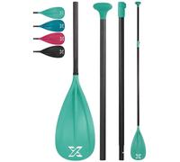 ZLX SUP Paddle 3 & 4 Pezzi Regolabile in Alluminio SUP Paddle con Lama in Fibra di Vetro - Perfetto per Il Surf, galleggiamento e Divertimento degli Sport Acquatici