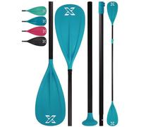 ZLX SUP Paddle Doppio Paddle 3 & 4 Pezzi Regolabile in Alluminio SUP Paddle con Lama in Fibra di Vetro - Perfetto per Surf, Galleggiamento e Divertimento degli Sport Acquatici