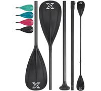 ZLX SUP Paddle Doppio Paddle 3 & 4 Pezzi Regolabile in Alluminio SUP Paddle con Lama in Fibra di Vetro - Perfetto per Il Surf, galleggiamento e Divertimento degli Sport Acquatici