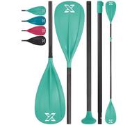 ZLX SUP Paddle Doppio Paddle 3 & 4 Pezzi Regolabile in Alluminio SUP Paddle con Lama in Fibra di Vetro - Perfetto per Surf, Galleggiamento e Divertimento degli Sport Acquatici
