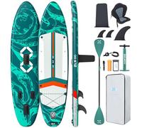 ZLX Tavola da SUP Gonfiabile con sedile per tutti i livelli di abilità, 11'6 x 35 sup tavola gonfiabile con pinna di equilibrio brevettata, con Grande Stabilità
