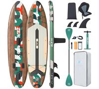 ZLX Tavola da SUP Gonfiabile con sedile per tutti i livelli di abilità, 320cm sup tavola gonfiabile con pinna di equilibrio brevettata, con Grande Stabilità