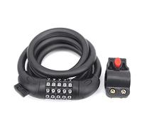 ZLXCAOB 1.5M Blocco antifurto portatile Blocco freno a disco Password a cinque cifre per Mountain Bike