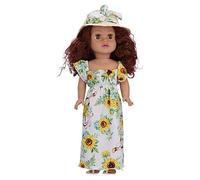 ZLXCAOB 19in Reborn Baby Doll Capelli Ricci Cappello Rinascita Neonati Ragazza Adorabile Giocattolo Infantile Regalo (Q18-529)