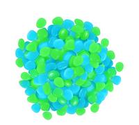 ZLXCAOB 300 Pezzi Bagliore nel Buio Rocce Uso Interno Esterno Pietre Luminose Decorative Giardinaggio Ciottoli Bagliori per Giardino Acquario Acquario Fioriera Passerella Stagno