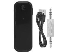 ZLXCAOB Adattatore Bluetooth5.0 AXATTER AUX Long Battery Life Music Ricevitore per le mani di auricolare auto-Chiama Black