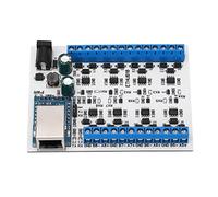 ZLXCAOB Convertitore hub RJ45 a 8 Scheda hub TVS con protezione da sovratensione 115200BPS per monitoraggio della sicurezza DC7-30V (Modulo hub)