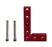 ZLXCAOB Guida per trapano per tasselli con strumento di ricerca centrale in lega di alluminio quadrata piccola per la lavorazione del legno