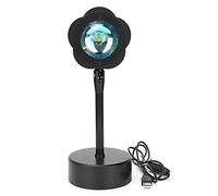 ZLXCAOB Lampada proiezione al tramonto Rotazione di 180 gradi Cavo USB Luce d'atmosfera a LED per la fotografia di decorazioni per la stanza (Rosso tramonto)