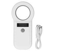 ZLXCAOB Lettore portatile per animali 134.2KHZ 125KHZ Scanner per tag di archiviazione dati per animali domestici RFID USB a doppia frequenza per la gestione degli animali da