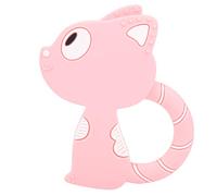 ZLXCAOB Massaggiagengive in Silicone a Forma di Animale Simpatico Cartone Animato per Bambini per Bambini (Rosea)