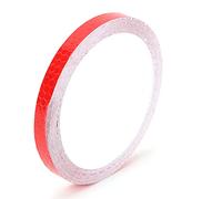 ZLXCAOB Reflective Stickers Hexagonal Pattern Waterproof Luminous Strip Tape for Car Motorcycle DIY Decoration (Rosso)