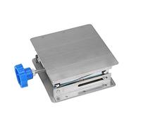 ZLXCAOB Scaffale per forbici con supporto per piattaforma elevatrice da laboratorio in acciaio inossidabile 100 * 100 * 160 mm (Maniglia blu)