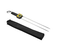 ZLXCAOB Umidimetro di grano Automatico Voci Precise Display Retroilluminato Digitale Tester di Umidità del Grano per Soia Grano Mais (45 cm)