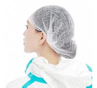 ZLXFT Casquillo desechable,Cuffie Monouso per Capelli,Cuffie Monouso,Copricapelli,Cuffia a Retina usa e Getta per Capelli,Non Tessuto,per Centri Estetici