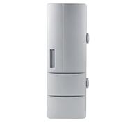 ZLXHDL Mini Frigorifero USB, Mini Frigorifero Portatile con Interruttore, Mantiene Caldo Più a Lungo, Mini Frigorifero con Congelatore Adatto a Tutti I PC, Auto O Altre Interfacce USB