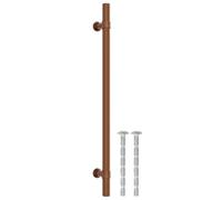 ZLXHFFH Maniglie per Mobili 20 pz Bronzo 224 mm Acciaio Inox | Design vintage, forma a T, vite tagliabile 45 mm, spaziatura fori 224 mm, tubo 12 mm, pannello 12-36 mm