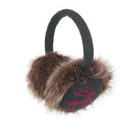 ZLYC Inverno Caldo Peluche Paraorecchie per Donna(Alce Verde, Rosa)