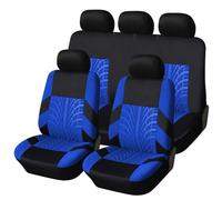 ZLYFCL 9 Pezzi Coprisedili Auto per Renault Captur II I/Captur E-Tech 2019 2020 2021 2022 2023 2024 2025, Quattro Stagioni Traspirante Antiscivolo Copri Sedili Auto Accessor,Blue