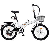 ZLYJ Bicicletta pieghevole 20/22 pollici, bicicletta pieghevole 7 velocità per adulti città e campeggio 20in