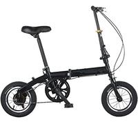 ZLYJ Bicicletta Pieghevole per Adulti 14 Pollici, Bicicletta Pieghevole Città velocità Variabile, Bicicletta Pieghevole Portatile Leggera per Studenti E Pendolari Urbani A,14inch