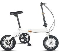 ZLYJ Bicicletta Pieghevole per Adulti 14 Pollici, Bicicletta Pieghevole Città velocità Variabile, Bicicletta Pieghevole Portatile Leggera per Studenti E Pendolari Urbani B,14inch