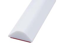 ZLYJQAQ Barriera Doccia Ferma Acqua Walk in,Striscia Barriera Doccia Autoadesiva in Silicone per Soglia Acqua,Barriera Ferma Acqua per Box Doccia,Bordo per Piatto Doccia a Pavimento (110cm,Bianco)
