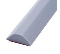 ZLYJQAQ Barriera Doccia Ferma Acqua Walk in,Striscia Barriera Doccia Autoadesiva in Silicone per Soglia Acqua,Barriera Ferma Acqua per Box Doccia,Bordo per Piatto Doccia a Pavimento (110cm,Grigio)