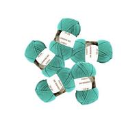Zm Market Lana Gomitoli 100% Acrilico per Uncinetto e ai Ferri 3.5-4 Gomitoli lana 50g 140m, filati lana per uncinetto filo Grossa e lavori a maglia kit | Verde Smeraldo 1652 Pack 5