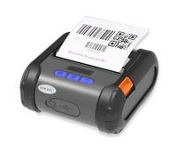 ZM04 2.0 Bluetooth Stampa termica per ricevute e stampa di etichette due in uno, funziona con Square Linux Supprot 58mm/80mm, Mini stampante termica wireless Uso per le aziende