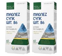 ZMA integratore 120 capsule - magnesio zinco e vitamina B6 - Medica Herbs