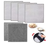 ZMaglorian Pezze per Pulire Strofinacci Cucina Paglietta Acciaio Spugnette Cucina Strofinacci Panno Strizza Panni Pagliette Acciaio - Doppio Spessore 20x20 cm Antigrasso Anti-graffio
