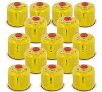 ZMC 14 cartucce a gas da 300 g, cartuccia a vite da 600 ml con gas propano/butano, filettatura europea EN417 7/16", cartuccia a gas adatta per fornelli a gas, bruciatori a gas, bruciatori di erbacce