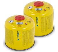 ZMC 2 cartucce a gas da 300 g, cartuccia a vite da 600 ml con gas propano/butano, filettatura europea EN417 7/16", cartuccia a gas adatta per fornelli a gas, bruciatori a gas, bruciatori di erbacce