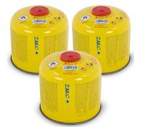 ZMC 3 cartucce a gas da 300 g, cartuccia a vite da 600 ml con gas propano/butano, filettatura europea EN417 7/16", cartuccia a gas adatta per fornelli a gas, bruciatori a gas, bruciatori di erbacce