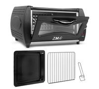 ZMC Mini Tandoor 2100W 22L - Mini forno per Lahmacun, pizza, naan e pane Include teglia da forno e griglia Compatto, potente, riscaldamento rapido, ideale per piatti autentici.