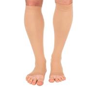 ZMCGNO 1 Paio di Calze Elastiche for Polpacci, for Uomini e Donne, Che aiutano a Combattere la stanchezza.(Type2-Beige,6XL)