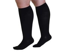 ZMCGNO 1 Paio di Calze Elastiche for Polpacci, for Uomini e Donne, Che aiutano a Combattere la stanchezza.(Type1-Black,L)