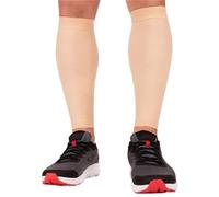 ZMCGNO 1 Paio di Calze Elastiche for Polpacci, for Uomini e Donne, Che aiutano a Combattere la stanchezza.(Type3-Beige,L)