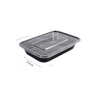 ZMCGNO Contenitori for alimenti con coperchi, contenitori for il pranzo in plastica a tenuta stagna, for mantenimento della freschezza del frigorifero, for la cucina, stoviglie(400ML,3Pcs)