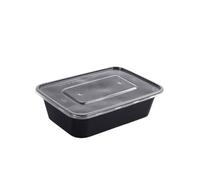 ZMCGNO Contenitori for alimenti con coperchi, contenitori for il pranzo in plastica a tenuta stagna, for mantenimento della freschezza del frigorifero, for la cucina, stoviglie(600ML,3Pcs)