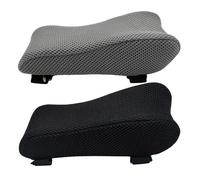 ZMCGNO Cuscinetti for braccioli ergonomici Copri for for Gomiti Comodo Supporto for Sedia for con Cinghie Regolabili for Ufficio(Grey Grid)
